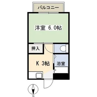 レジデンス中澤【1階】の間取り