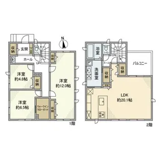 東京都国分寺市東元町3【一戸建】の間取り