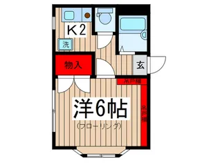 ドエル岸【3階】の間取り