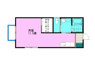 サンライズB【1階】の間取り