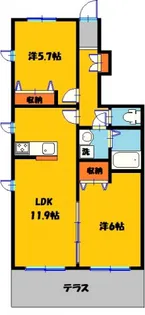 K-Stork A【1階】の間取り