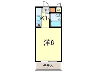 北昭和福富マンション【1階】の間取り