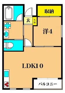 ユーズテラス【2階】の間取り