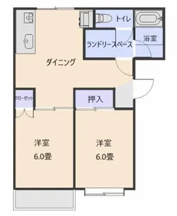 メゾンレリヤII C【2階】の間取り