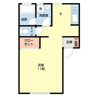 プリンセス【1階】の間取り