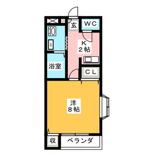 コーポ・フナヤマ【2階】の間取り