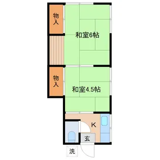 加瀬荘【1階】の間取り