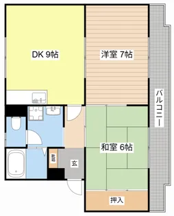 グランドゥールタナカ【2階】の間取り