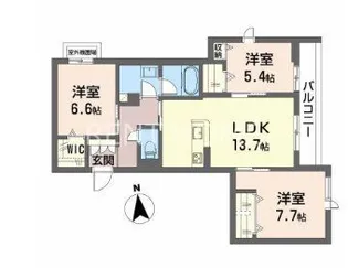 グランメゾン諏訪.【3階】の間取り
