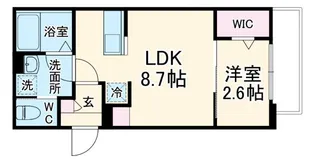 KEIAI RESIDENCE 北戸田II【1階】の間取り