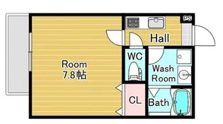 ジーメゾン初芝アマーレ【1階】の間取り