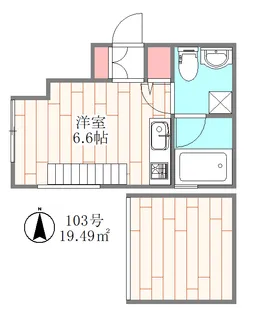 Plantago桜上水【1階】の間取り