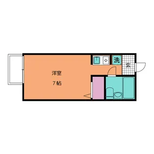 カサ・デ・センテレオ磯子B【1階】の間取り