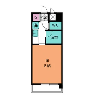 メゾン・ド・ポプラ【4階】の間取り