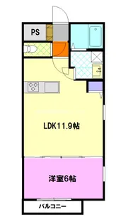 ラミューズ宮みらい【5階】の間取り