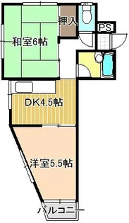 レジデンス遠若【2階】の間取り