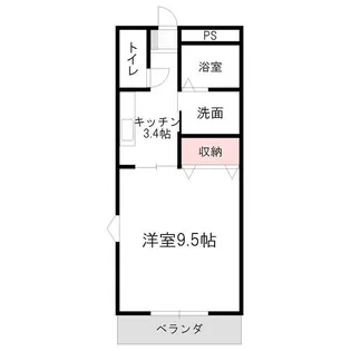 マーガレットスマイル【2階】の間取り