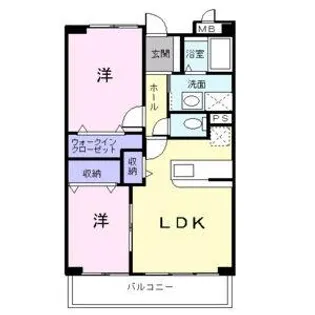 ル・ボヌール【2階】の間取り