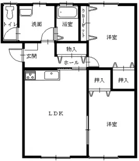 レインボーガーデン3【2階】の間取り