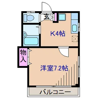 ハイツ松山II【3階】の間取り
