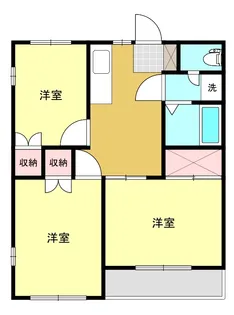 グリーンハウス参番館【2階】の間取り