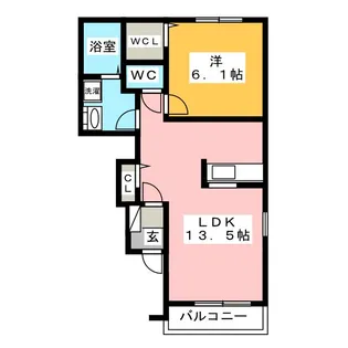 グレイスフル【1階】の間取り