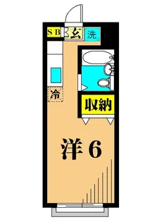 メゾン・ド・ハラマチ【2階】の間取り