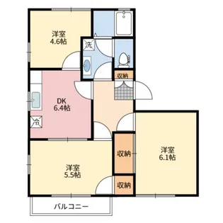 ラフォーレ吉水【2階】の間取り