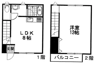 カーサ・A【1階】の間取り