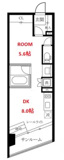 神奈川県横浜市神奈川区子安通3【マンション】の間取り