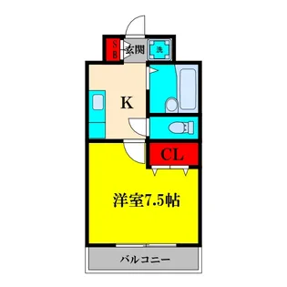 大阪府大阪市東淀川区小松1【マンション】の間取り