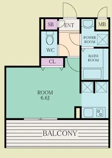 ベクス福島【8階】の間取り