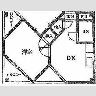 KHS東林間【3階】の間取り