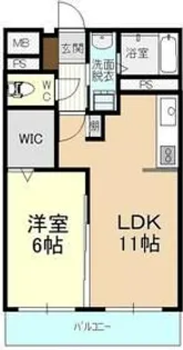 ムゲンハイツ下戸祭【4階】の間取り