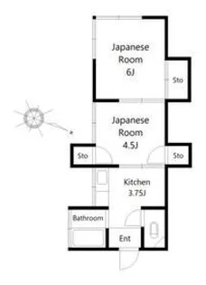 丸山荘南【2階】の間取り