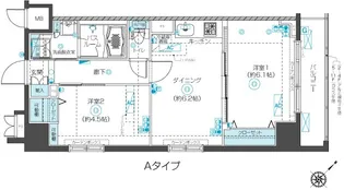 フェニックス新横濱クアトロ【5階】の間取り