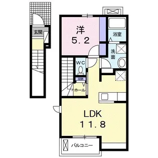 香川県観音寺市坂本町5【アパート】の間取り