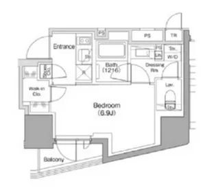 ザ・パークハビオ南大井【6階】の間取り