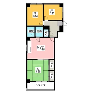 K・Sマンション【3階】の間取り