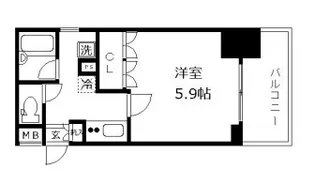 東京都中央区新川1【マンション】の間取り