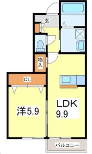 メゾン コージー【1階】の間取り