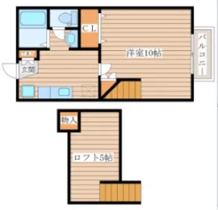 エスポワール・シャトー愛子 II【2階】の間取り