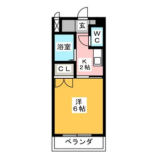 シーアイマンション川名【3階】の間取り