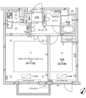参宮橋マンション【2階】の間取り