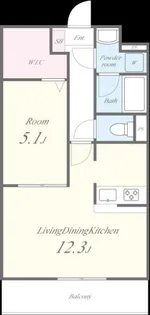 埼玉県川口市西川口2【アパート】の間取り