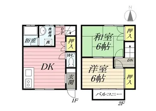 神奈川県平塚市札場町【一戸建】の間取り