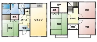 群馬県太田市高林東町【一戸建】の間取り