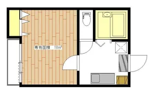コパン【2階】の間取り