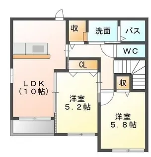 フリースタイル【2階】の間取り