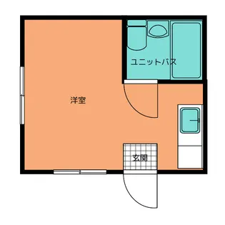 駅前アパート前田【1階】の間取り